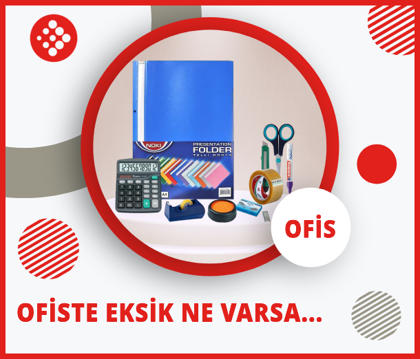 OFİS KIRTASİYE MALZEMELERİ KATEGORİSİ